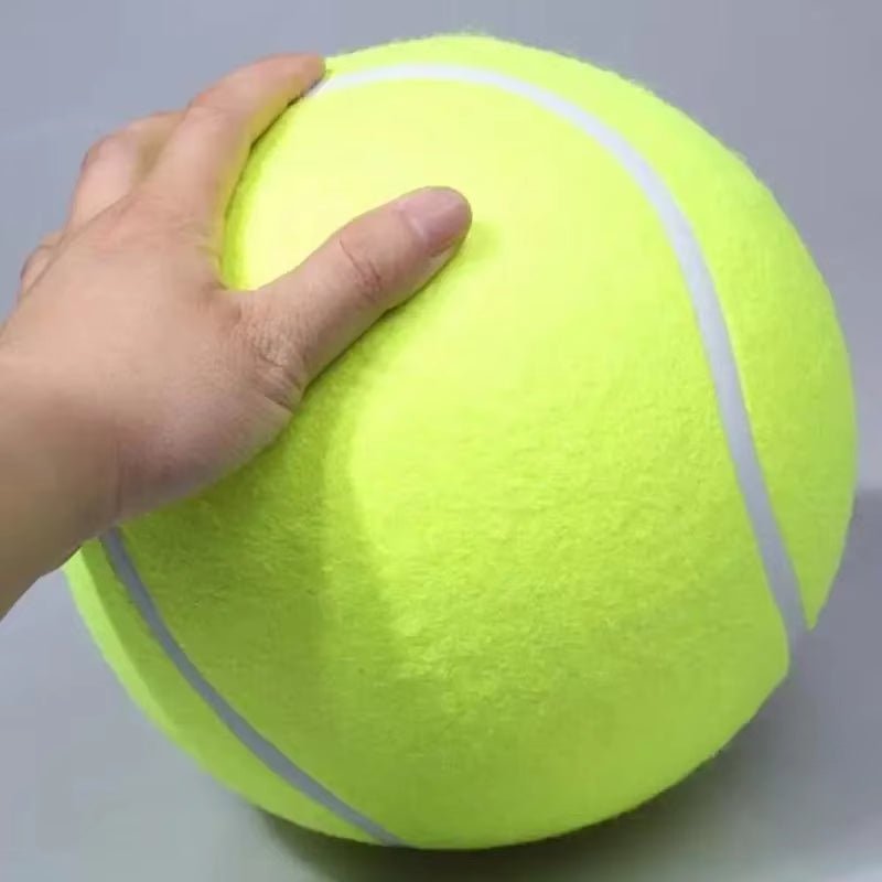 Giant Dog Tennis Ball With Rubber Core And Felt Exterior - Ryan's Pawsitive Pet Shoppe