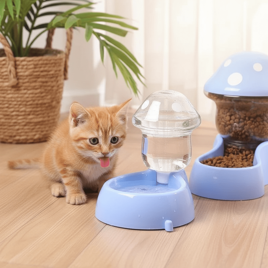 1.8L Automatic Dog & Cat Feeder with Anti - Tip Bowl - Ryan's Pawsitive Pet Shoppe