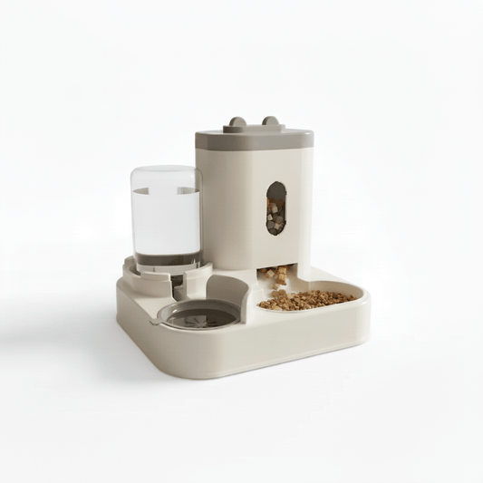 Automatic Pet Feeder With Water Fountain For Cats And Dogs - Ryan's Pawsitive Pet Shoppe