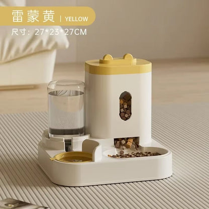 Automatic Pet Feeder With Water Fountain For Cats And Dogs - Ryan's Pawsitive Pet Shoppe