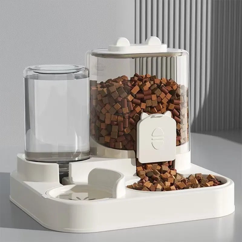 Automatic Pet Feeder With Water Fountain For Cats And Dogs - Ryan's Pawsitive Pet Shoppe