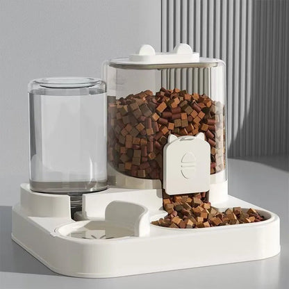 Automatic Pet Feeder With Water Fountain For Cats And Dogs - Ryan's Pawsitive Pet Shoppe