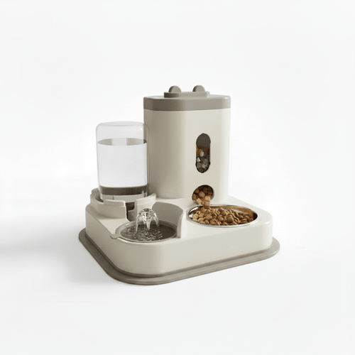 Automatic Pet Feeder With Water Fountain For Cats And Dogs - Ryan's Pawsitive Pet Shoppe