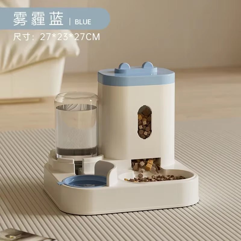 Automatic Pet Feeder With Water Fountain For Cats And Dogs - Ryan's Pawsitive Pet Shoppe