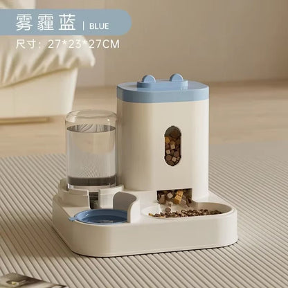 Automatic Pet Feeder With Water Fountain For Cats And Dogs - Ryan's Pawsitive Pet Shoppe