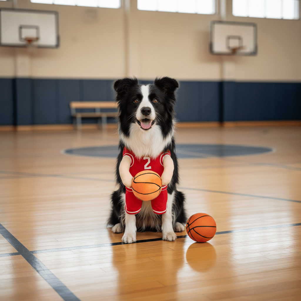 Basketball Player Dog Costume With Breathable Sports Clothes - Ryan's Pawsitive Pet Shoppe