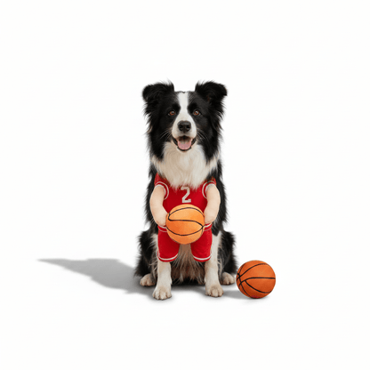 Basketball Player Dog Costume With Breathable Sports Clothes - Ryan's Pawsitive Pet Shoppe