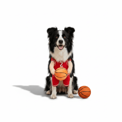 Basketball Player Dog Costume With Breathable Sports Clothes - Ryan's Pawsitive Pet Shoppe