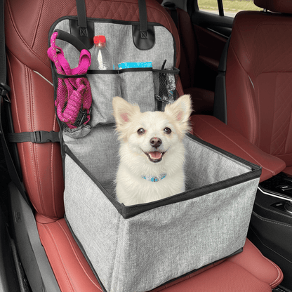 Booster Seat For Small To Medium Dogs/Puppies With Storage Pockets - Ryan's Pawsitive Pet Shoppe