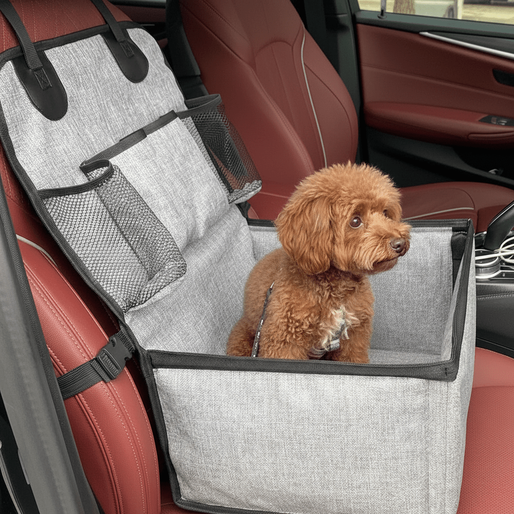 Booster Seat For Small To Medium Dogs/Puppies With Storage Pockets - Ryan's Pawsitive Pet Shoppe
