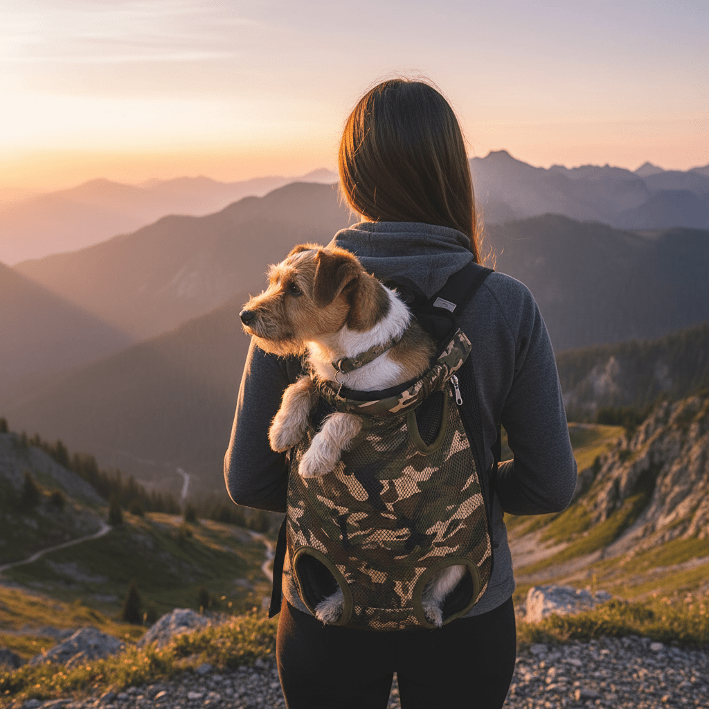 Breathable Camouflage Backpack With Mesh Dog Carrier - Ryan's Pawsitive Pet Shoppe