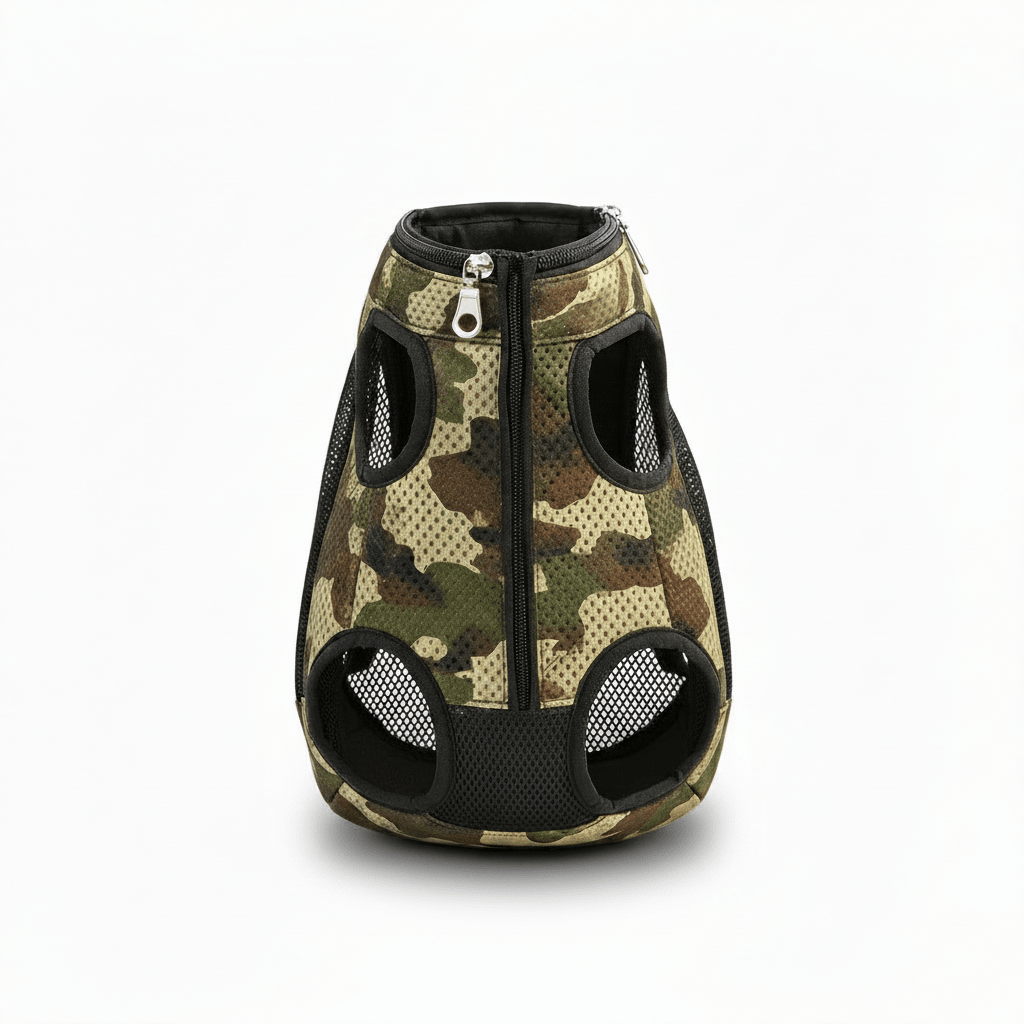 Breathable Camouflage Backpack With Mesh Dog Carrier - Ryan's Pawsitive Pet Shoppe