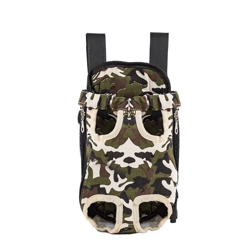 Breathable Camouflage Backpack With Mesh Dog Carrier - Ryan's Pawsitive Pet Shoppe