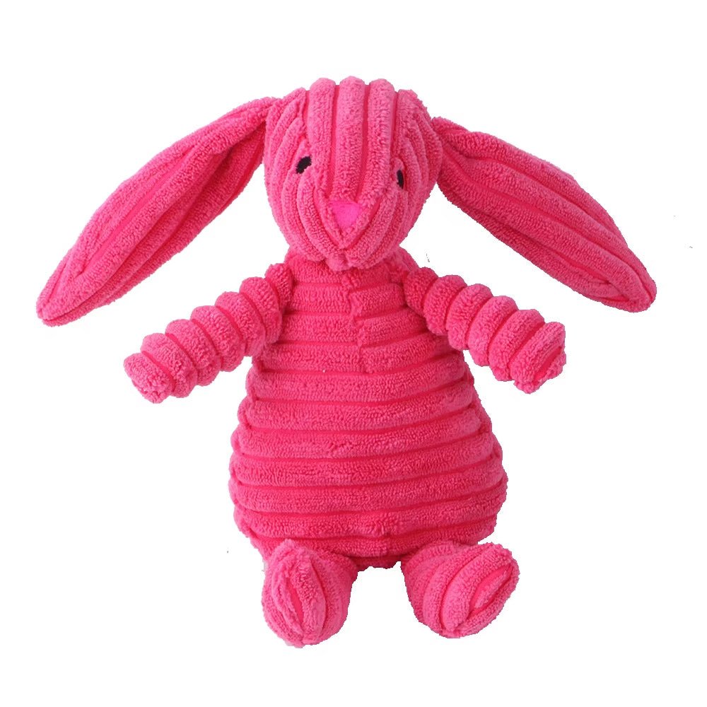 Corduroy Squeaky Plush Dog Chew Toy - Ryan's Pawsitive Pet Shoppe