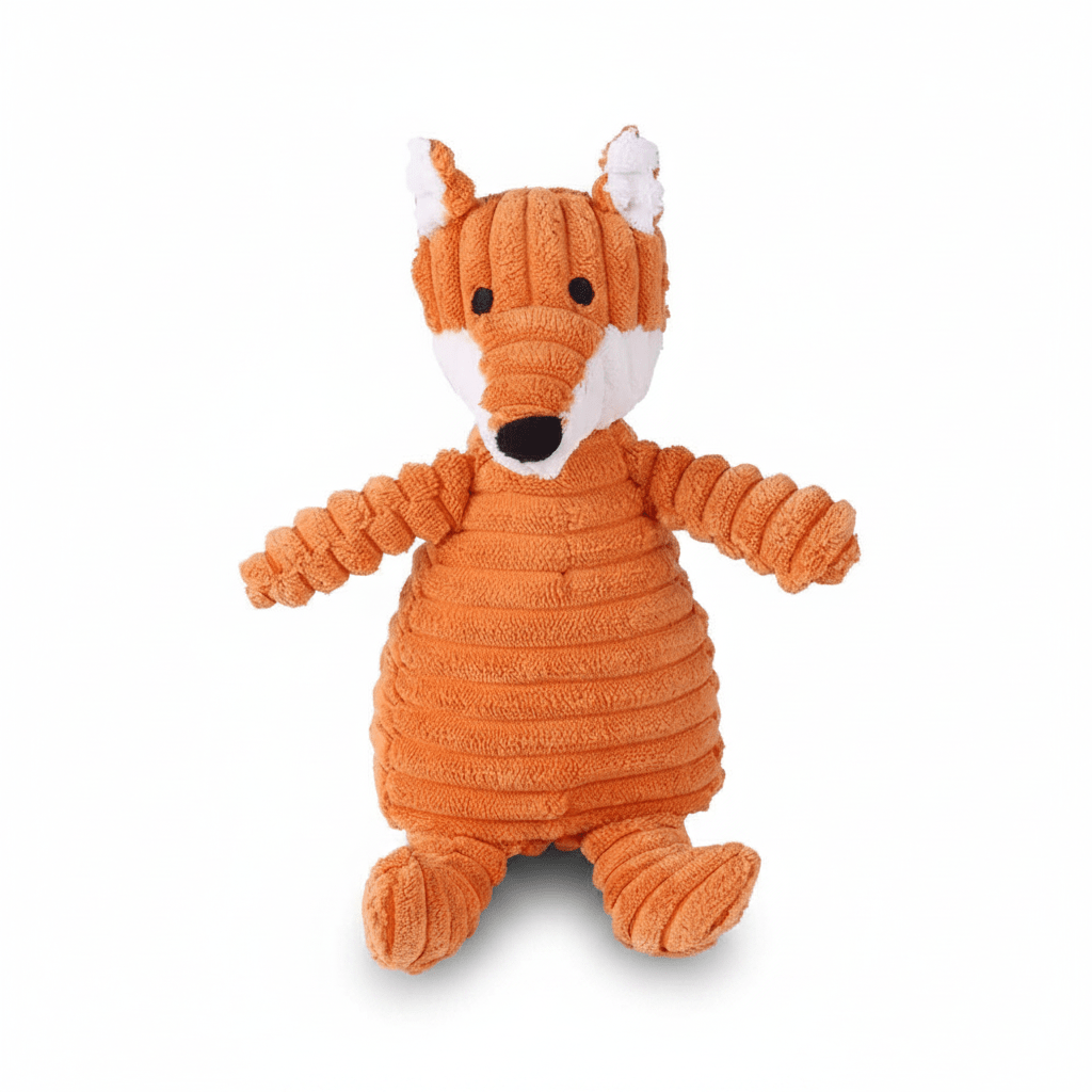 Corduroy Squeaky Plush Dog Chew Toy - Ryan's Pawsitive Pet Shoppe