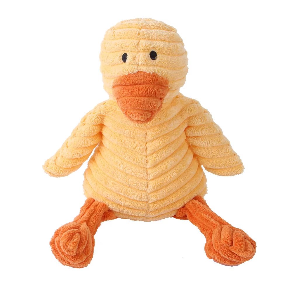 Corduroy Squeaky Plush Dog Chew Toy - Ryan's Pawsitive Pet Shoppe