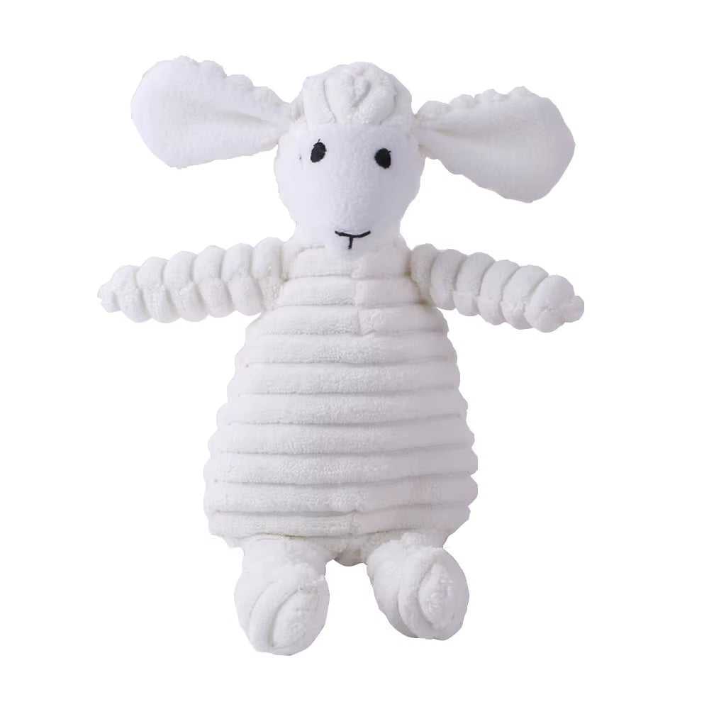Corduroy Squeaky Plush Dog Chew Toy - Ryan's Pawsitive Pet Shoppe