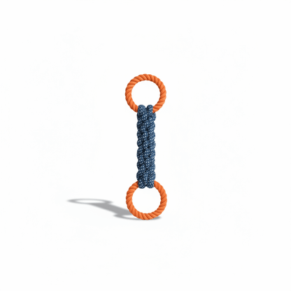 Double Ring Cotton Blend Dog Rope Tug Toy For Medium to Large Dogs - Ryan's Pawsitive Pet Shoppe