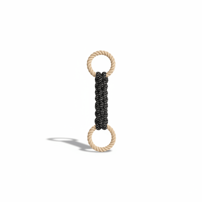 Double Ring Cotton Blend Dog Rope Tug Toy For Medium to Large Dogs - Ryan's Pawsitive Pet Shoppe