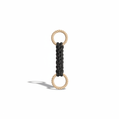 Double Ring Cotton Blend Dog Rope Tug Toy For Medium to Large Dogs - Ryan's Pawsitive Pet Shoppe