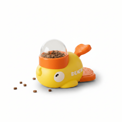 Duck - Shaped Interactive Cat Puzzle Treat Dispenser - Ryan's Pawsitive Pet Shoppe
