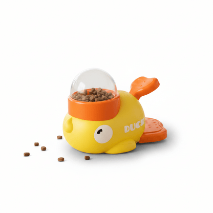 Duck - Shaped Interactive Cat Puzzle Treat Dispenser - Ryan's Pawsitive Pet Shoppe