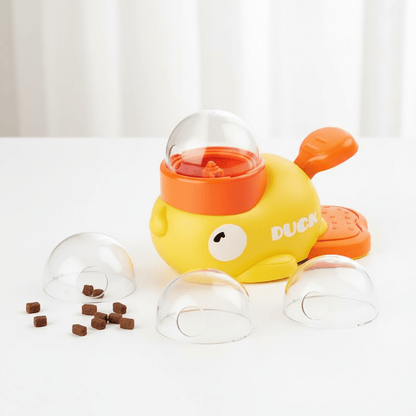 Duck - Shaped Interactive Cat Puzzle Treat Dispenser - Ryan's Pawsitive Pet Shoppe