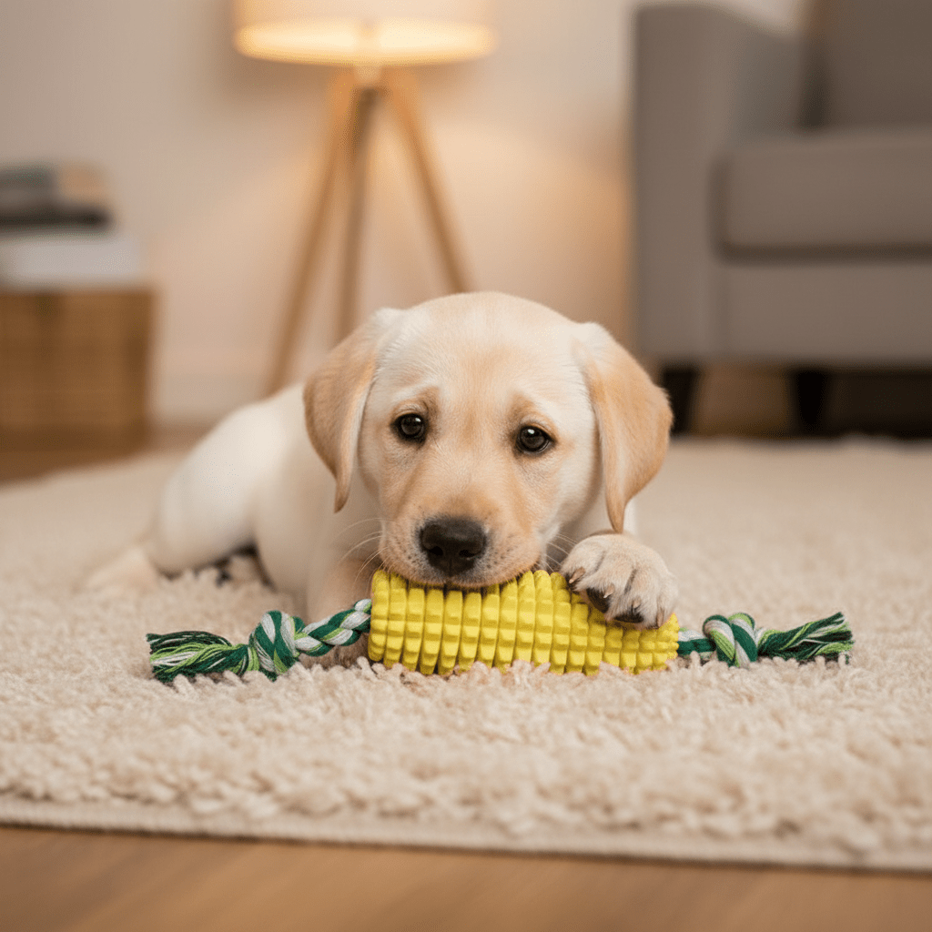 Durable Squeaky Dog Corn Chew Toy For Aggressive Chewers - Ryan's Pawsitive Pet Shoppe