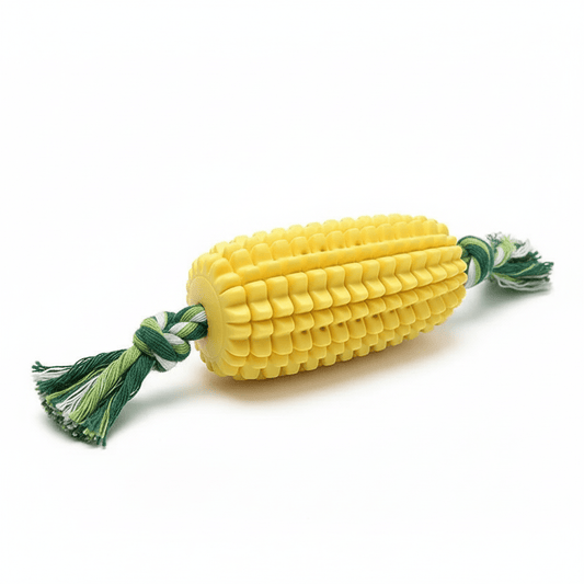 Durable Squeaky Dog Corn Chew Toy For Aggressive Chewers - Ryan's Pawsitive Pet Shoppe