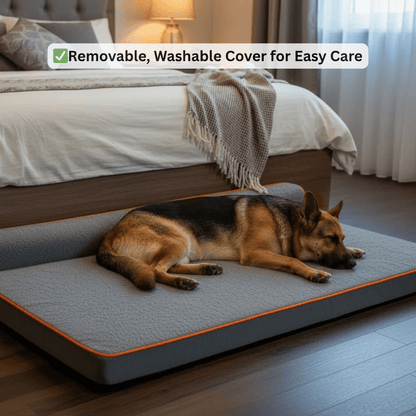 Foam - padded Orthopedic Dog Bed with Washable Cover - Ryan's Pawsitive Pet Shoppe