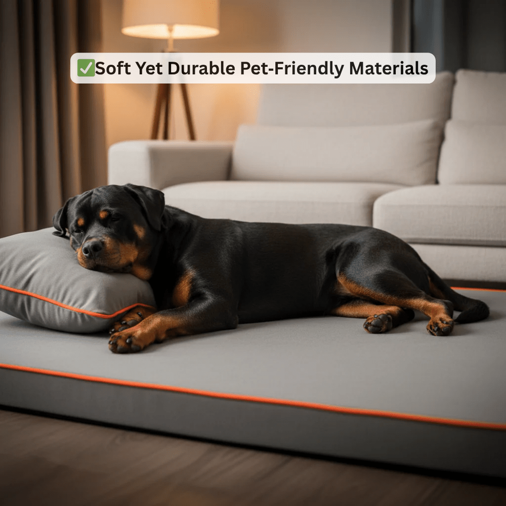 Foam - padded Orthopedic Dog Bed with Washable Cover - Ryan's Pawsitive Pet Shoppe