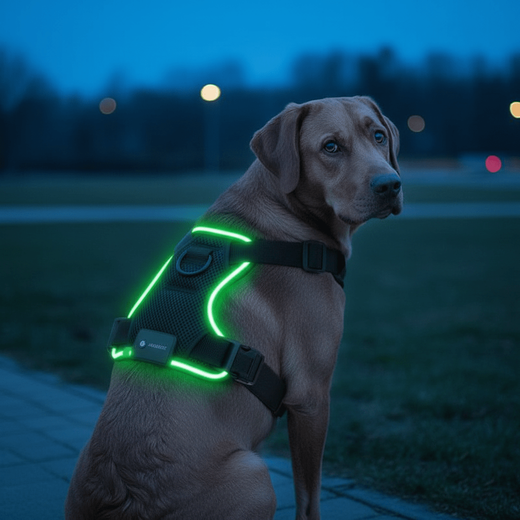 Rechargeable LED Light Up Dog Harness - Ryan's Pawsitive Pet Shoppe