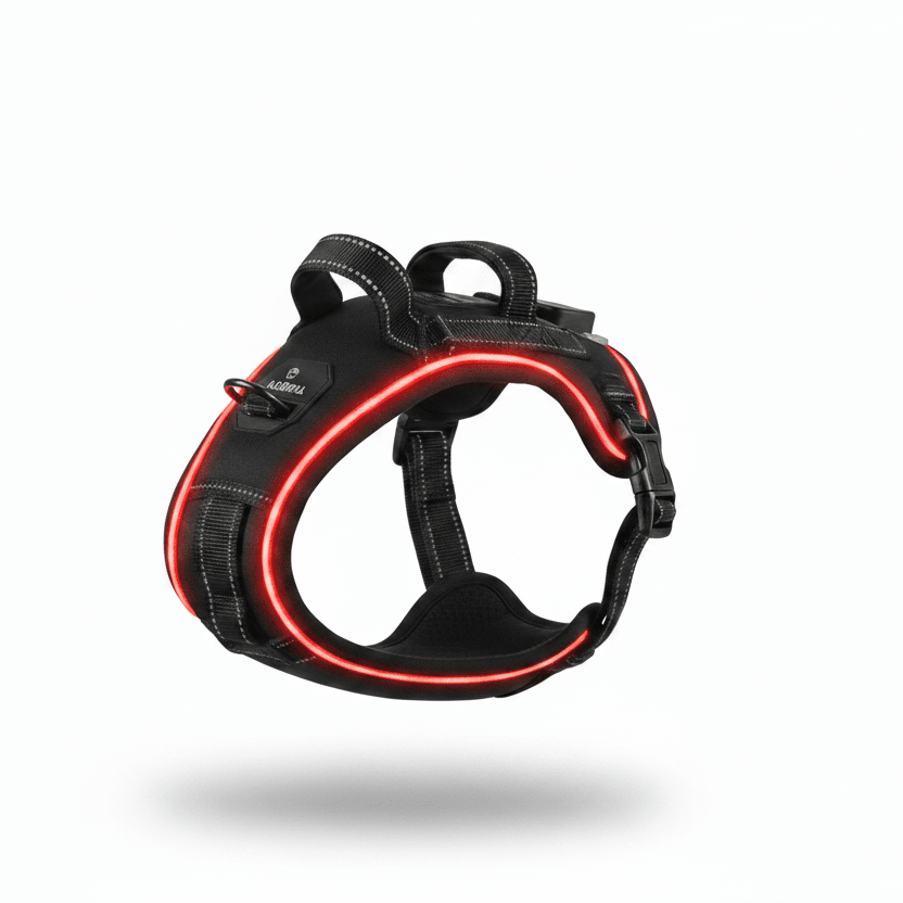 Rechargeable LED Light Up Dog Harness - Ryan's Pawsitive Pet Shoppe