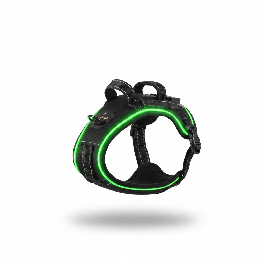 Rechargeable LED Light Up Dog Harness - Ryan's Pawsitive Pet Shoppe