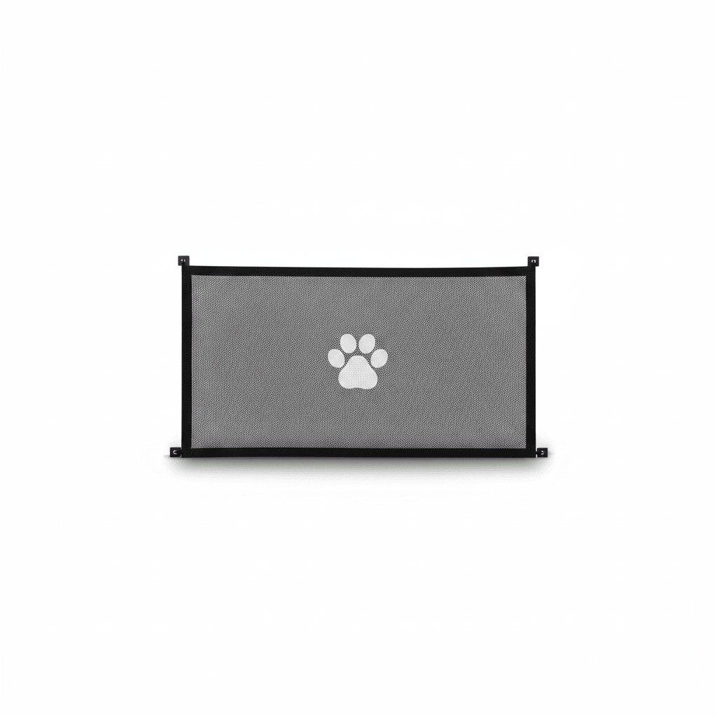 Safe Dog Gate Mesh Enclosure With 4 Hooks For Indoor And Outdoor - Ryan's Pawsitive Pet Shoppe